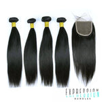 Mink Straight Bundle Deal w/Closure