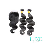 LUXE Body Wave Bundle Deal /Closure